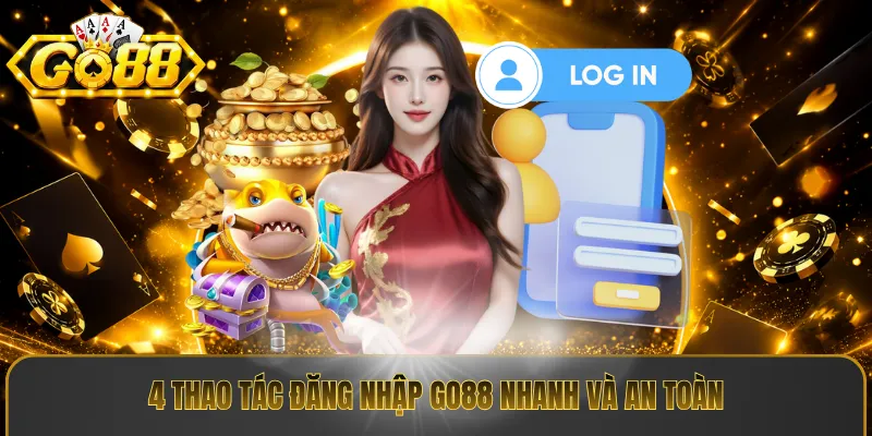 4 thao tác đăng nhập Go88 nhanh và an toàn